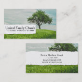 Kerkpastoergodsdienst Christelijk christendom Visitekaartje (Voorkant / Achterkant)