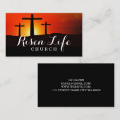Kerkpastoergodsdienst Christelijk christendom Visitekaartje (Voorkant / Achterkant)