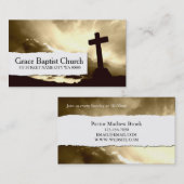 Kerkpastoergodsdienst Christelijk christendom Visitekaartje (Voorkant / Achterkant)