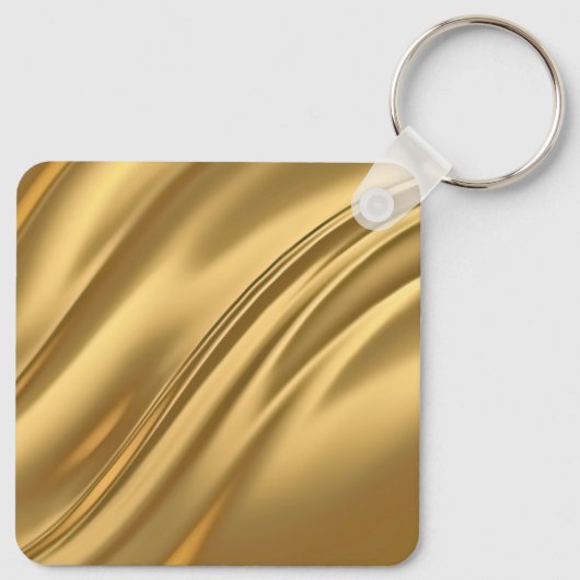 Kerkpastoor Elegant Goud en Zwart Sleutelhanger (Achterkant)