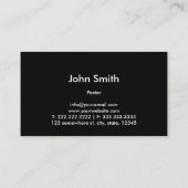 Kerkpastoor ruimte Heilige Kruislicht Visitekaartje (Achterkant)