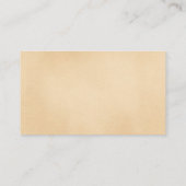 Kerkpastor gouden lederen Visitekaartjes (Achterkant)