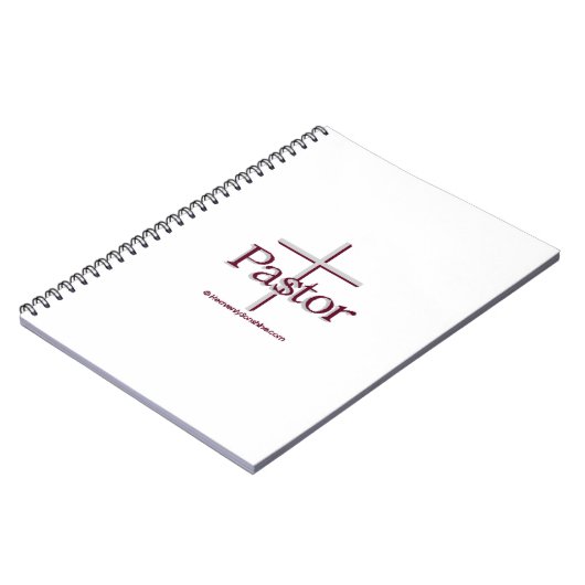 Kerkpastor Gray Cross Notitieboek (Linkerzijde)