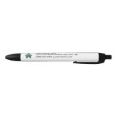 Kerkpen met logo zwarte inkt pen (Bodem)