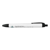 Kerkpen met logo zwarte inkt pen (Bovenkant)