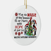 kerkpinguïns multipel myeloom keramisch ornament (Rechts)