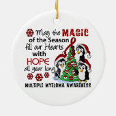 kerkpinguïns multipel myeloom keramisch ornament (Achterkant)