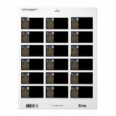 Kerkraam HDR kunst adreslabel (M) Etiket (Full Sheet)