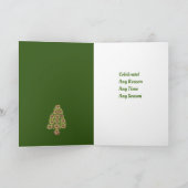 Kerkraam met 'Alles vieren' Feestdagen Kaart (Binnen)