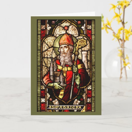 Kerkraam van St. Patrick - Kaart (Gele Bloem)