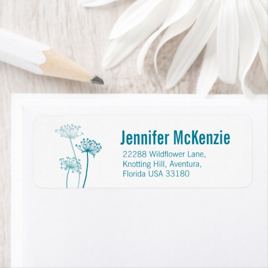 Kerkruibots, modern, dunne trouwlabel etiket (Insitu)