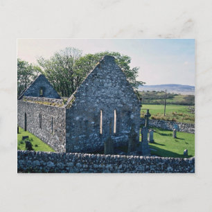 Kerkruïnes, islaie, Schotland Briefkaart