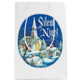 kerkscène met oud oogstjaar medium cadeauzakje (Voorkant)