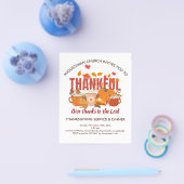 KERKSERVICE EN Thanksgiving Diner Flyer (Enkel)