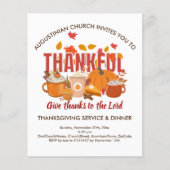 KERKSERVICE EN Thanksgiving Diner Flyer (Voorkant)