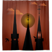 Kerkspinnen Douchegordijn (Voorkant)