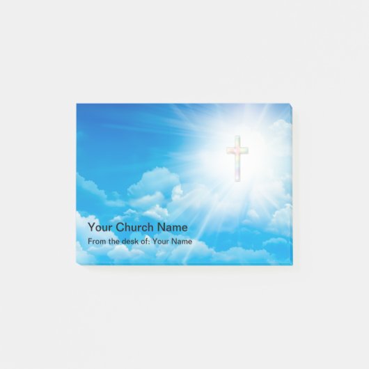 Kerkthema Kantoor Sticky Notitieblokken Post-it® Notes (Voorkant)