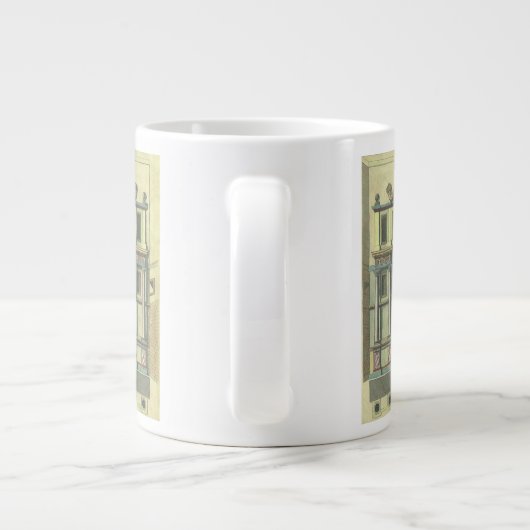  kerktoegangsarchitectuur voor nieuwigheden grote koffiekop (Achterkant)