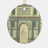  kerktoegangsarchitectuur voor nieuwigheden keramisch ornament (Links)