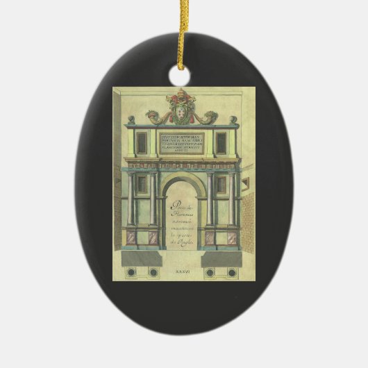  kerktoegangsarchitectuur voor nieuwigheden keramisch ornament (Voorkant)