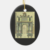  kerktoegangsarchitectuur voor nieuwigheden keramisch ornament (Achterkant)