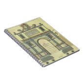  kerktoegangsarchitectuur voor nieuwigheden notitieboek (Rechterzijde)