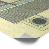  kerktoegangsarchitectuur voor nieuwigheden poster (Hoek)