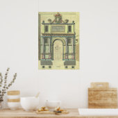  kerktoegangsarchitectuur voor nieuwigheden poster (Keuken)