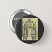 kerktoegangsarchitectuur voor nieuwigheden ronde button 5,7 cm (Voorkant /achterkant)