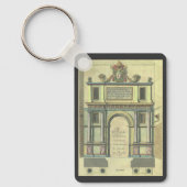  kerktoegangsarchitectuur voor nieuwigheden sleutelhanger (Voorkant)