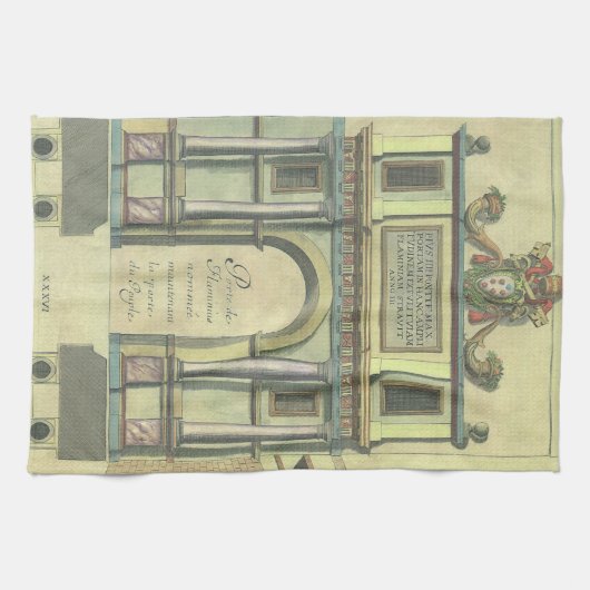  kerktoegangsarchitectuur voor nieuwigheden theedoek (Horizontaal)