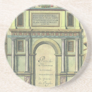  kerktoegangsarchitectuur voor nieuwigheden zandsteen onderzetter