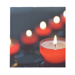 Kerktorches aansteken notitieblok