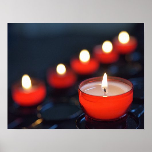 Kerktorches aansteken poster (Voorkant)