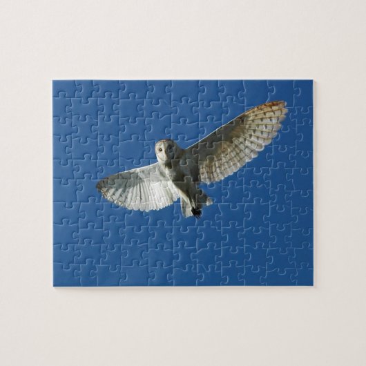 Kerkuil in Dagvlucht Legpuzzel (Horizontaal)