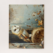  kerkuil in het najaar 16x20 legpuzzel (Verticaal)