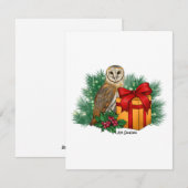 Kerkuil - kerstkaart (Voorkant / Achterkant)