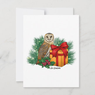 Kerkuil - kerstkaart