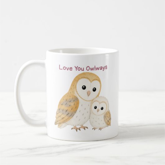 Kerkuil Mok met 'Love You Owlways' (Links)