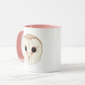 Kerkuil mok roze (Voorkant links)