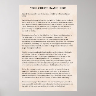 Kerkverbond poster