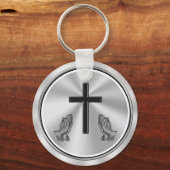  kerkvrijwilligers — Geschenken voor waardering Sleutelhanger (Achterkant)