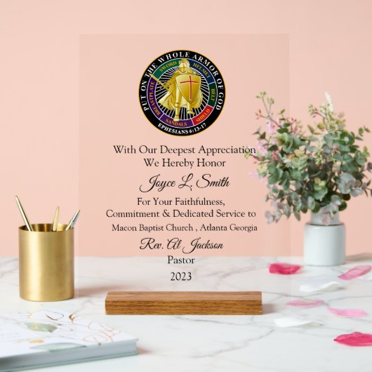 kerkwaardering acryl bord (Huwelijk)