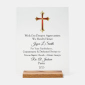 kerkwaardering acryl bord (Voorkant)