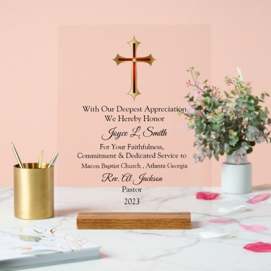 kerkwaardering acryl bord (Huwelijk)