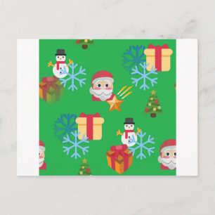 kermas emoji feestdagenkaart