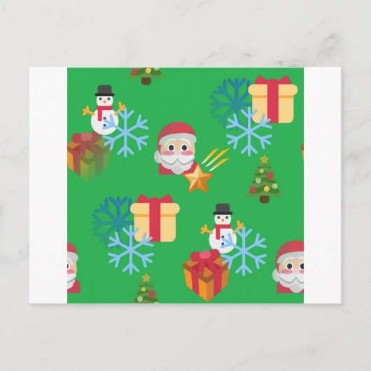 kermas emoji feestdagenkaart (Voorkant)