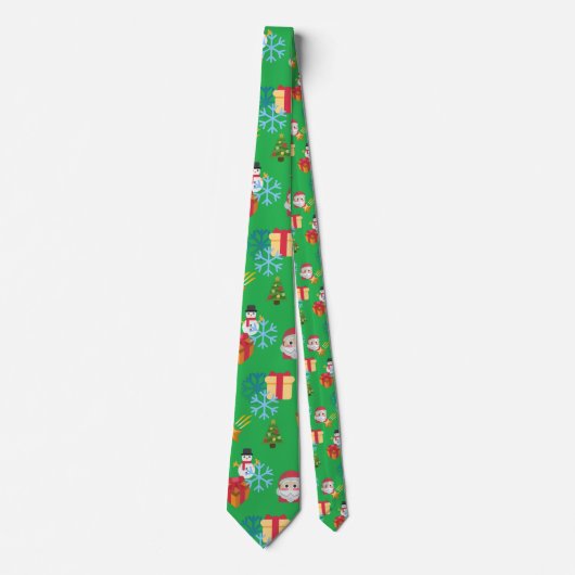 kermas emoji stropdas (Voorkant)
