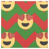 kermas hart oog emoji fabric stof (Close Up)
