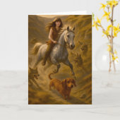 Kermie, Nellie en Charlie rijden in de koppels Kaart (Gele Bloem)